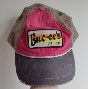 Buc-ee's Pink & Gray Mesh Trucker Hat | Est. 1982 Beaver Patch Snapback
